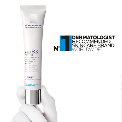 La Roche-Posay Mela B3 SPF30, Anti-Dark Spots Moisturiser & Broad-Spectrum Sunscreen with Melasyl - 40 ml