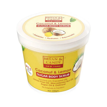 Bryan & Candy Coconut & Lemon Sugar Body Scrub - 250 gm