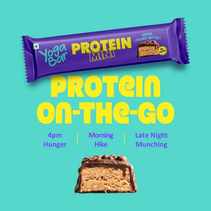 Yoga Bar Protein Minis Choco Peanut Butter, 24 Pieces, Cold Coffee Protein Shake - combo