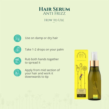 The Earth Collective Hair Serum - Anti-frizz - 100 ml
