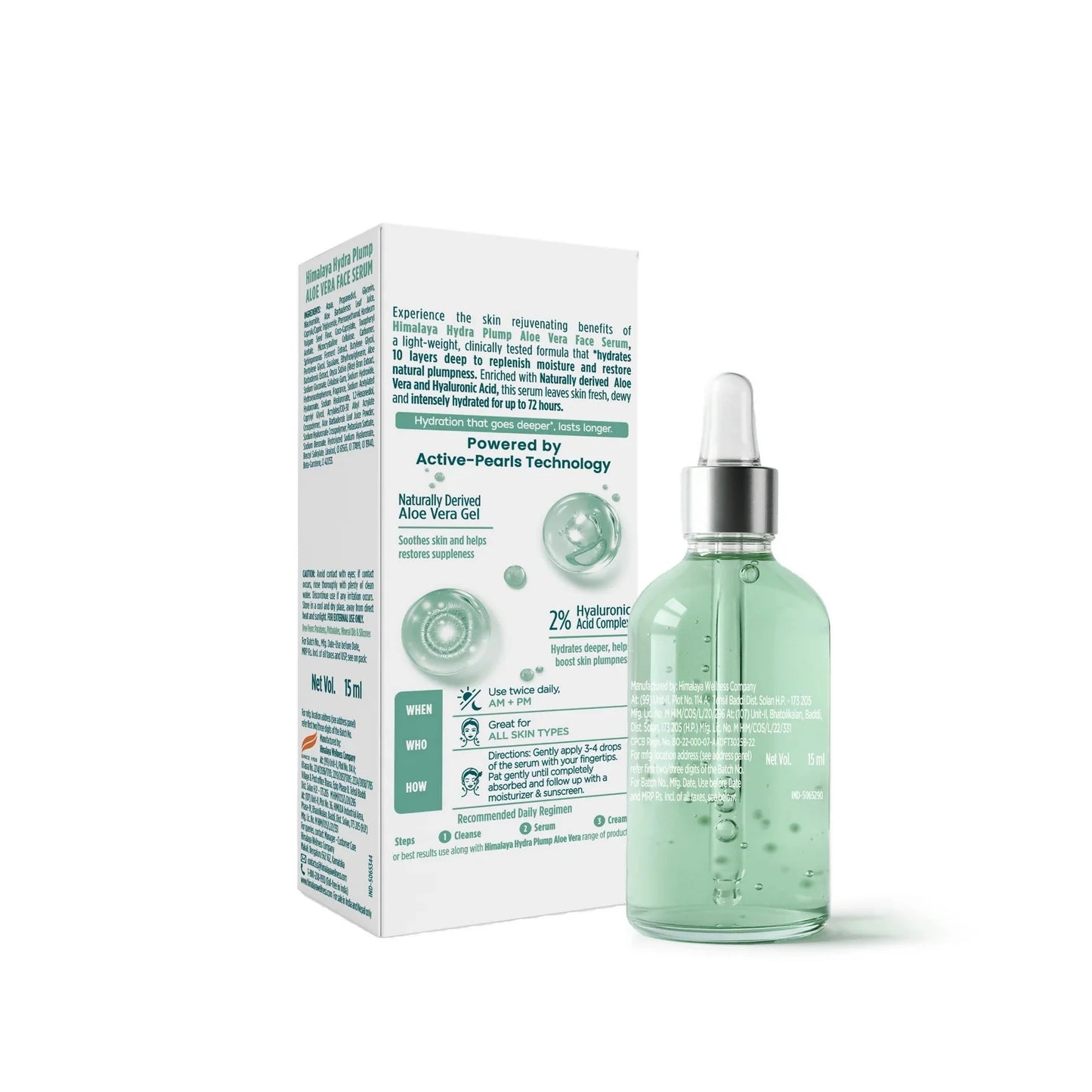 Himalaya Herbals Hydra Plump Aloe Face Serum - 15 ml