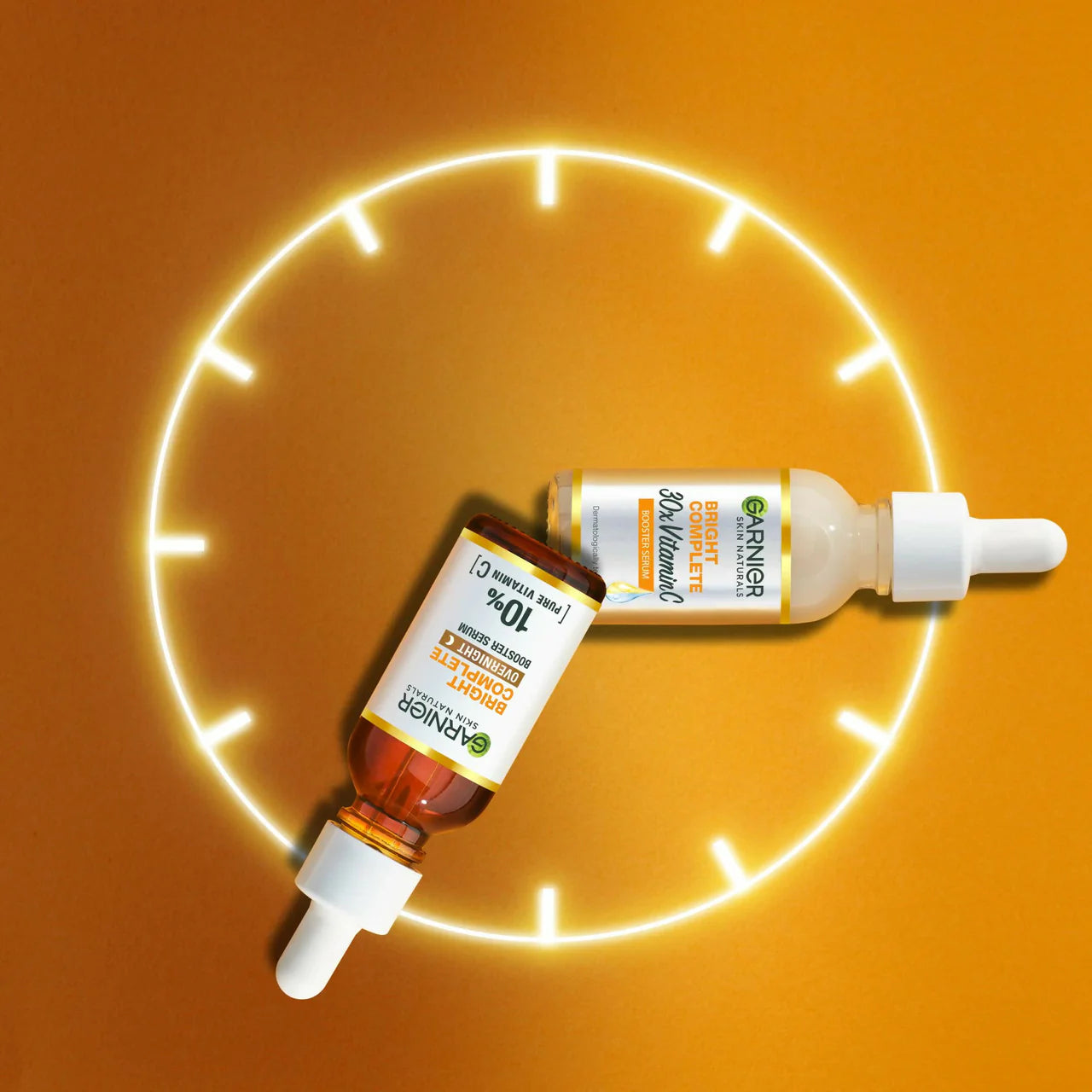 Garnier 30X Vitamin C Day + 10% Vitamin C Night Serum Mini Combo