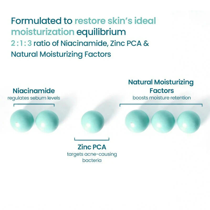 Wishcare 2:1:3 NMF Water Gel Moisturizer for Oily & Sensitive Skin, Oil-Free - 50 ml