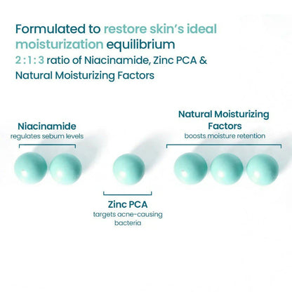 Wishcare 2:1:3 NMF Water Gel Moisturizer for Oily & Sensitive Skin, Oil-Free - 50 ml