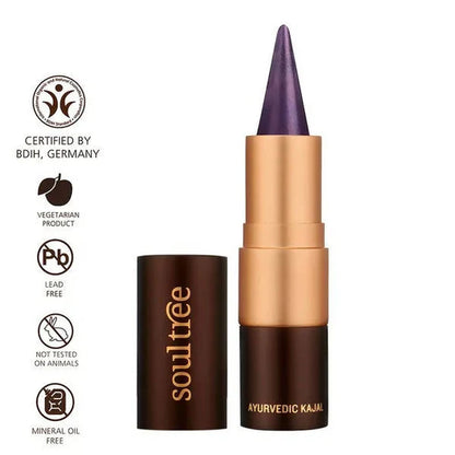 Soultree Ayurvedic Violet Bainganee Kajal - 3 g