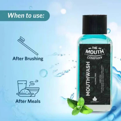 The Mouth Company Cool Mint Mouthwash - 100 ml