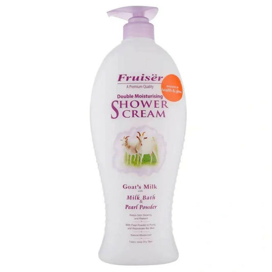 Fruiser Double Moisturizing Shower Cream Goat's Milk With Pearl Powder -1000 ml