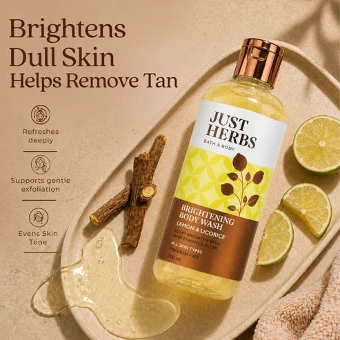 Vitamin C Brightening Body Wash with Lime and Liquorice