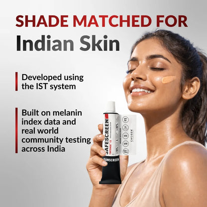 Chosen Tintense Buff Shade Tinted Mineral Sunscreen SPF 50+ Pa++++ 8-Hour Water Resistance, No White Cast - 40 ml