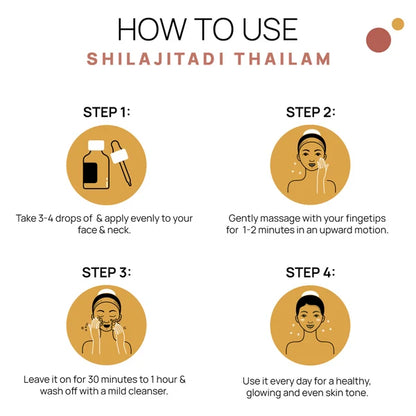 Anti-Ageing Collagen Thailam - Shilajit & Jatamansi to Reduces Wrinkles & Fine Lines