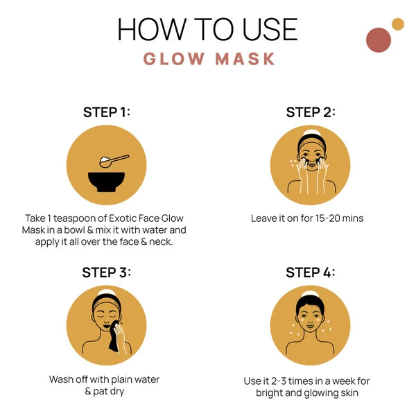 Exotic Face Glow Mask - Marigold & Red Sandalwood for Even toned Glow