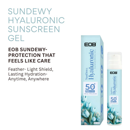 EOB SPF 50 PA+++ Mineral Sunscreen Gel - 50 gm