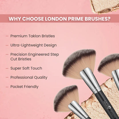 London Prime Hd Large Fan Brush - LP332 ( Formerly London Pride Cosmetics ) - 1 pcs