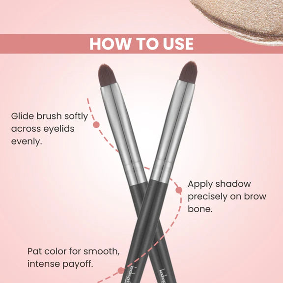 London Prime HD Eyeshadow Applicator - LP324 ( Formerly London Pride Cosmetics ) - 1 pcs