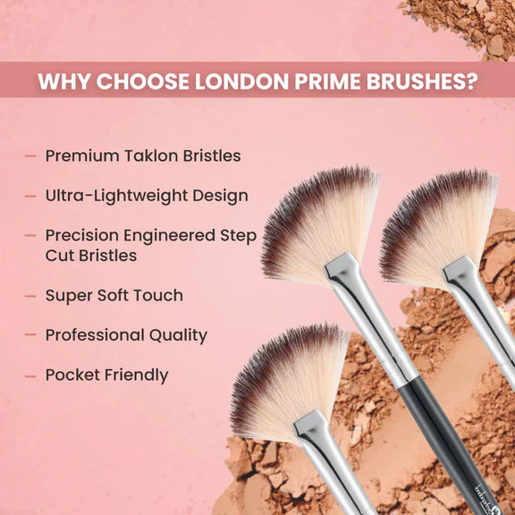 London Prime HD Small Fan Brush - LP339 ( Formerly London Pride Cosmetics ) - 1 Pcs