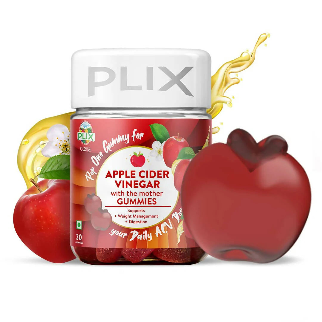 PLIX The Plant Fix Apple Cider Vinegar Gummies for Skin & Hair