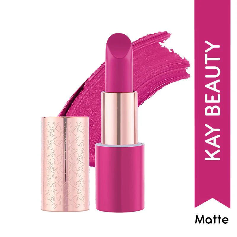 Kay Beauty By Katrina Kaif Matte Drama Long Stay Lipstick - Premier
