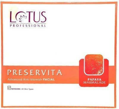 Lotus Professional Preservita Advanced Anti-Blemish Facial Kit-Papaya Marmalade
