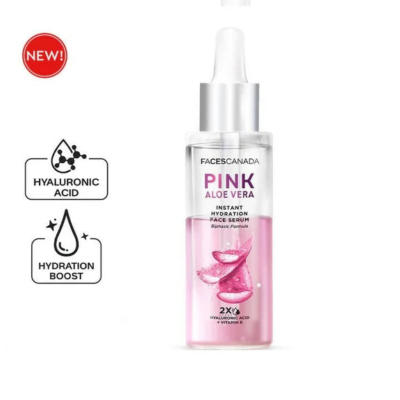 Faces Canada Pink Aloe Vera Instant Hydration Face Serum - 28 ml