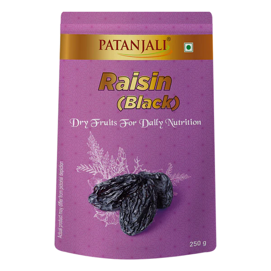 Patanjali Raisins Black (Kishmish Kali) - 250 gm