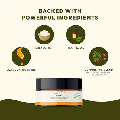 Wellwith Sea Buckthorn Foot Cream - 50 gm