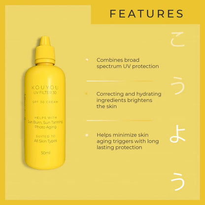 Kanpeki Kouyou UVF Filter Sunscreen SPF 30 - 50 ml