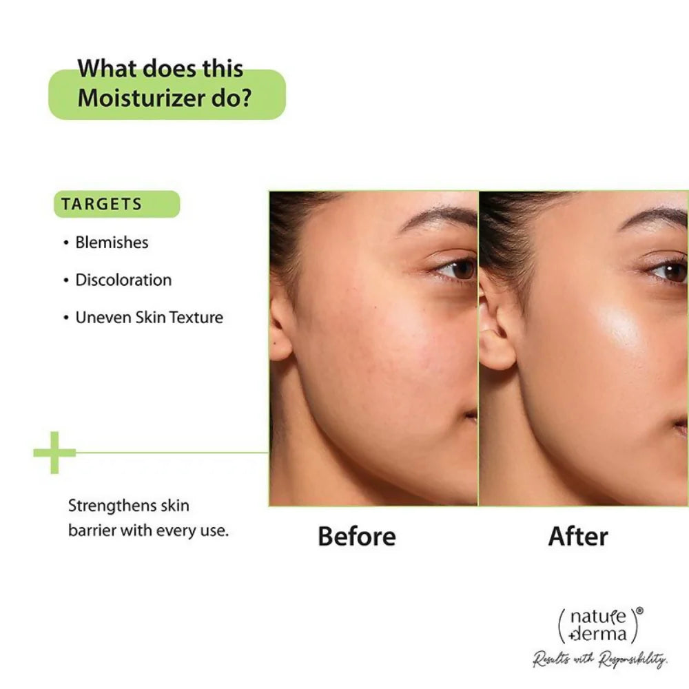 Nature Derma 1% Natural Biome-Boost Moisturizer With CICA - 50 ml