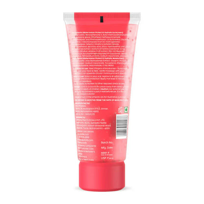 Plix Watermelon SPF PA++++ 50 Protect & Hydrate 2 In 1 Moisturizer + Sunscreen - 50 gm