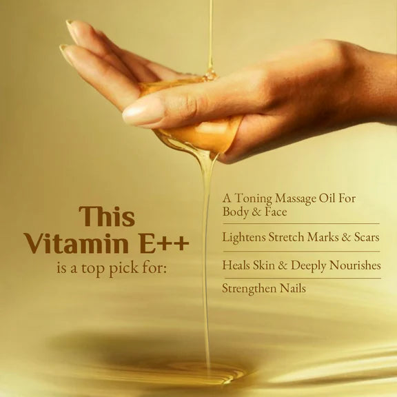 Richfeel Vitamin E Oil Almond, Wheatgerm Walnut & Carrot Blend - 80 ml