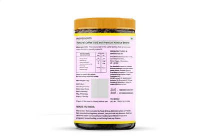 Teacurry Gold Instant Coffee Powder - Arabica Freeze Dried Coffee for Instant Hot & Cold Coffee - 50 gm