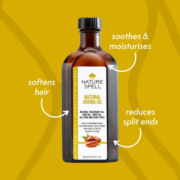Nature Spell Jojoba Oil For Hair & Skin - 150 ml