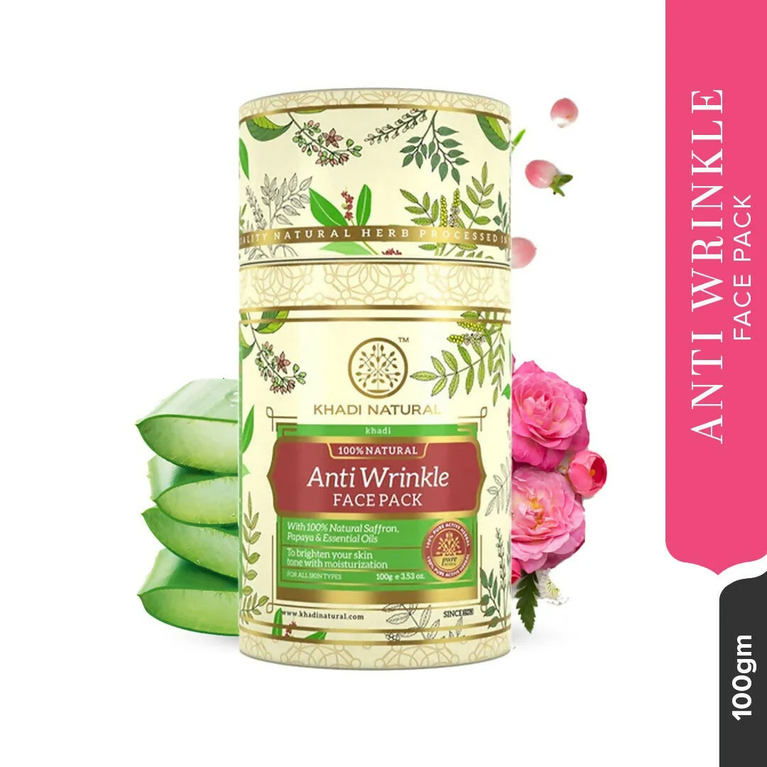 Khadi Natural Anti Wrinkle Face Pack - 100 gm