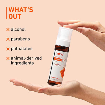 Plum 1.5% Vitamin C Toner with Mandarin for Glowing Skin - 100 ml