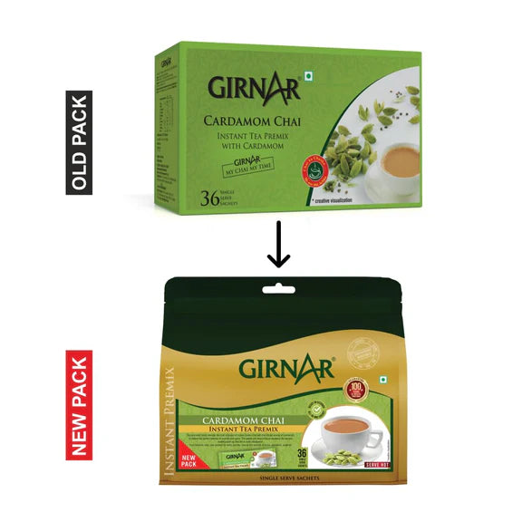 Girnar Cardamom Chai - 36 Sachets