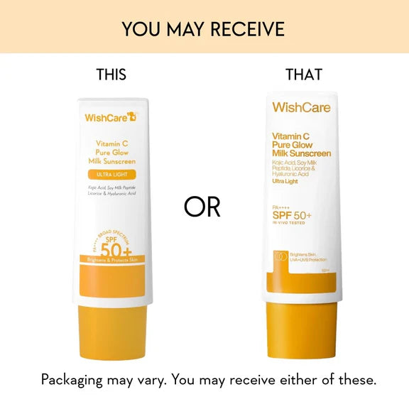 WishCare Vitamin C Pure Glow Milk Sunscreen