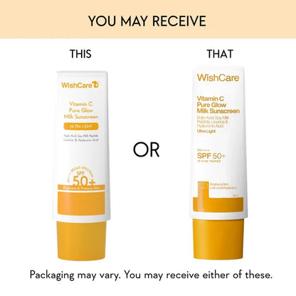 WishCare Vitamin C Pure Glow Milk Sunscreen