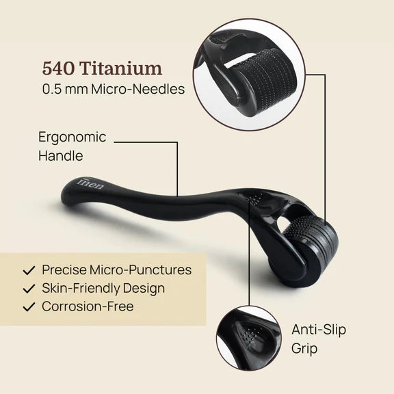 ForMen Derma Roller for Hair Growth For Scalp, Beard
