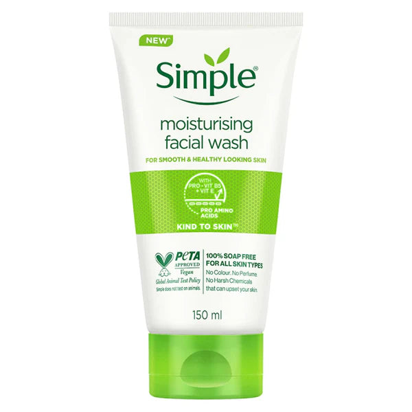 Simple Kind To Skin Moisturizing Facial Wash - 150 ml