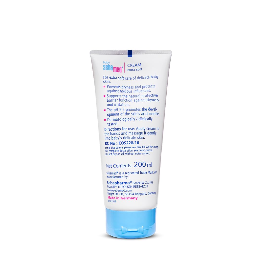 Sebamed Baby Cream Extra Soft|pH 5.5|Ideal for Dry Skin
