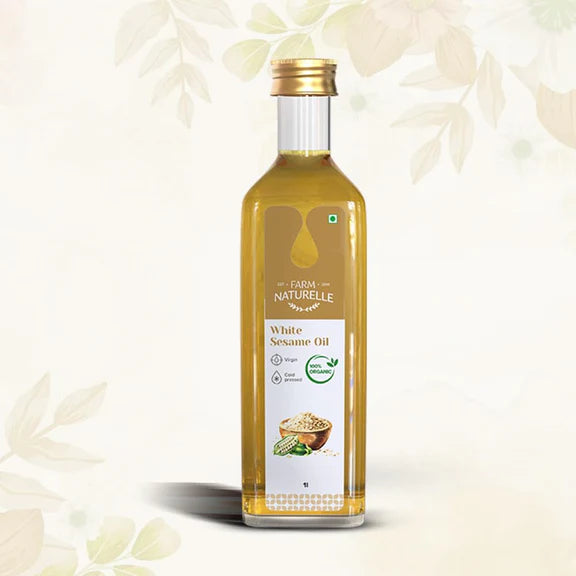 Farm Naturelle Cold Pressed Virgin White Sesame Seed Oil - 1 L