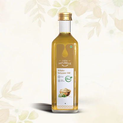 Farm Naturelle Cold Pressed Virgin White Sesame Seed Oil - 1 L