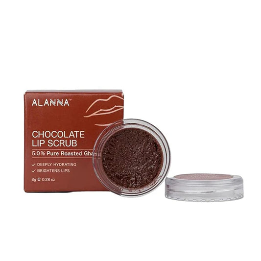 Alanna Chocolate Lip Scrub - 8 gm
