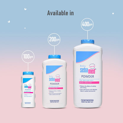 Sebamed Baby Powder| Olive Oil, Allantoin|100 gm