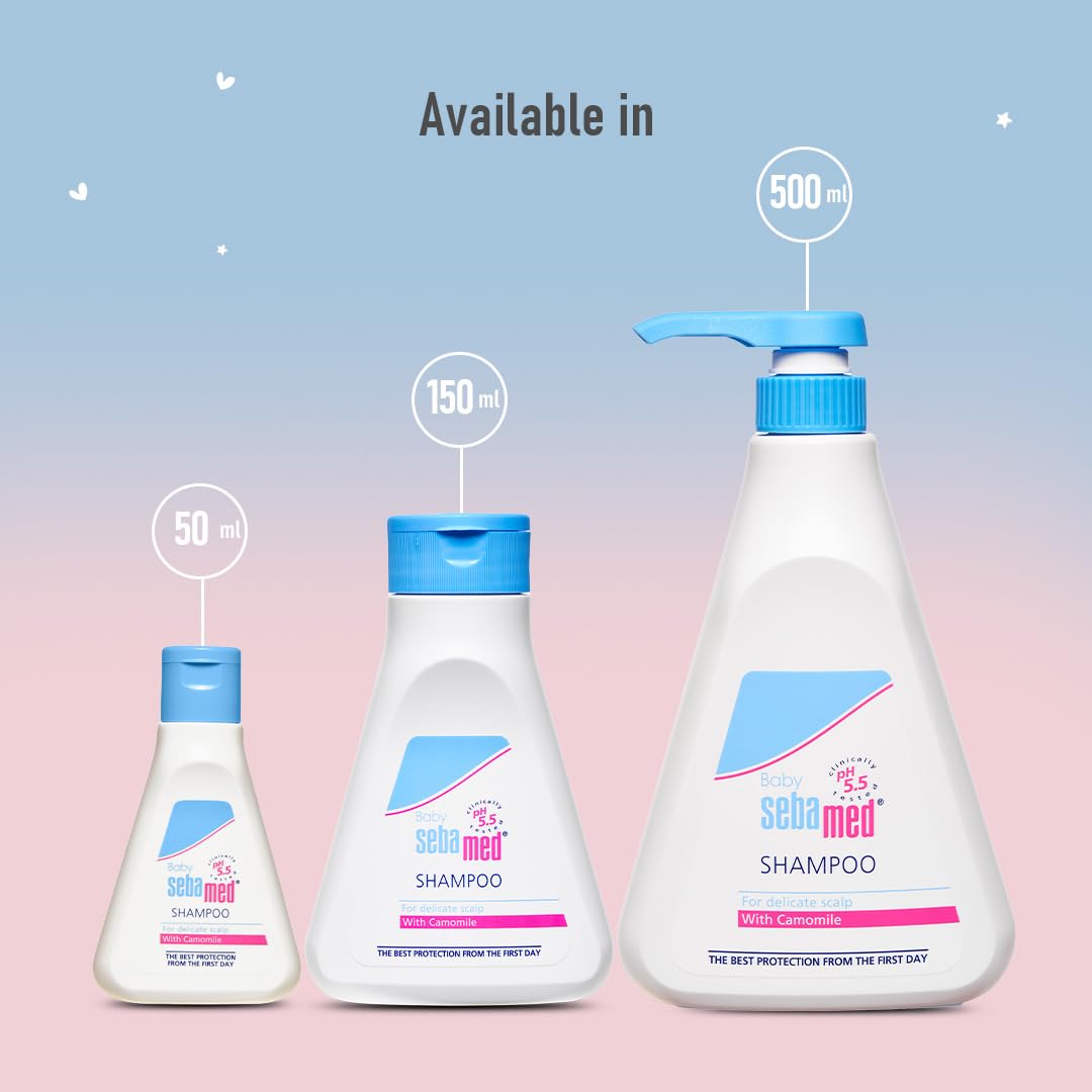 SebaMed Baby Shampoo|pH 5.5| Soap Free| No Tears | 150 ml