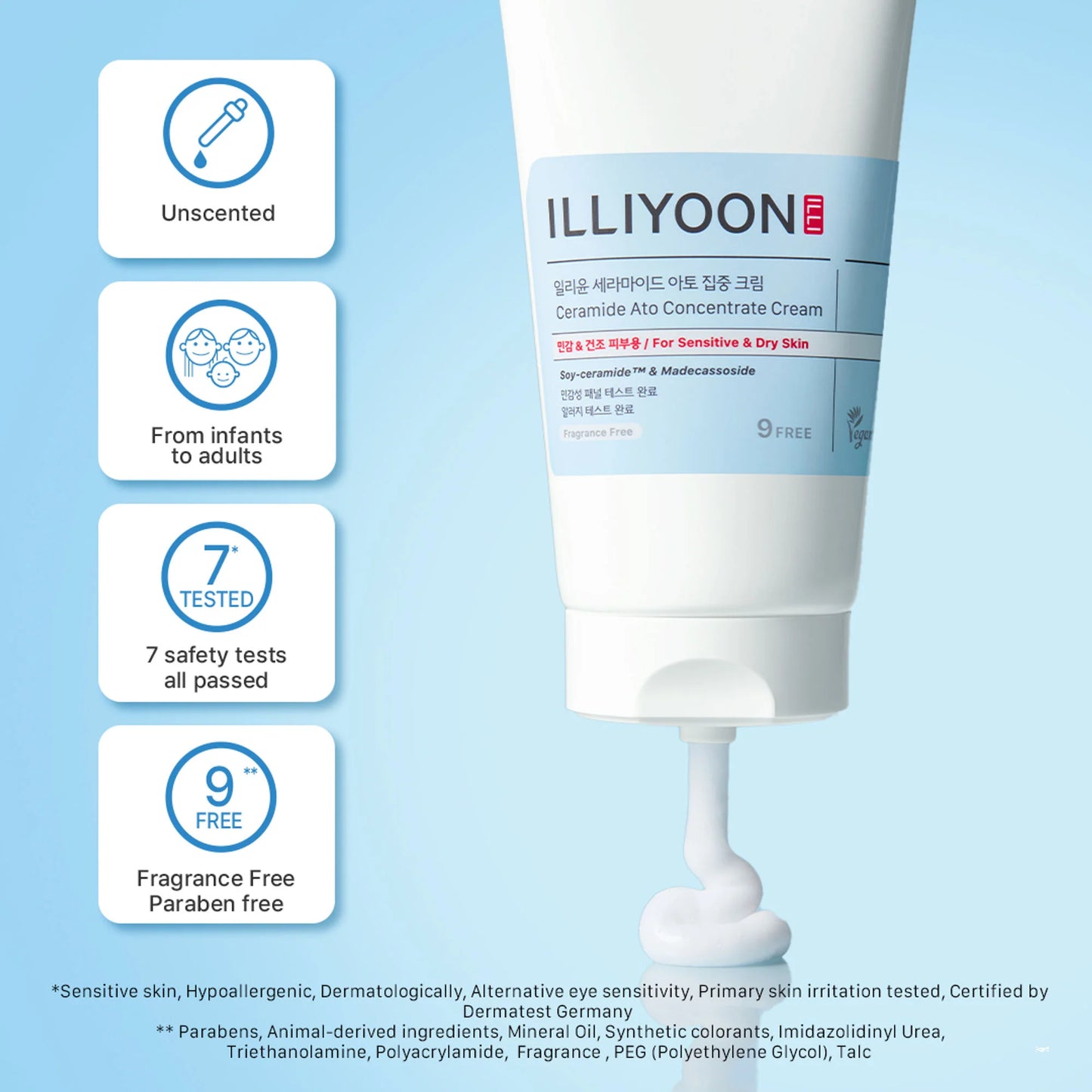 Illiyoon Ceramide Ato Concentrate Cream - 75 ml