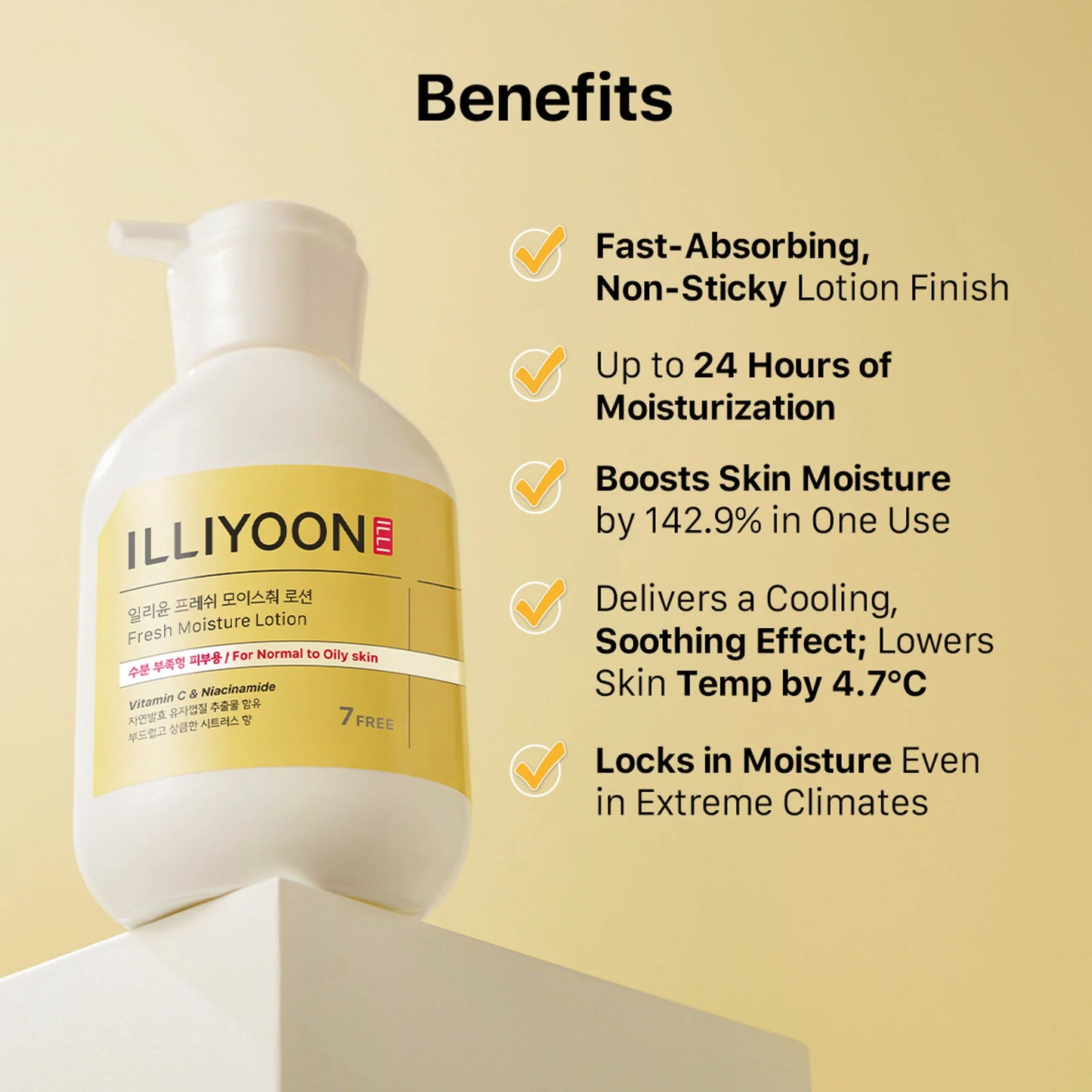 Illiyoon Fresh Moisture Lotion - 350 ml
