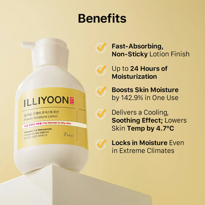 Illiyoon Fresh Moisture Lotion - 350 ml