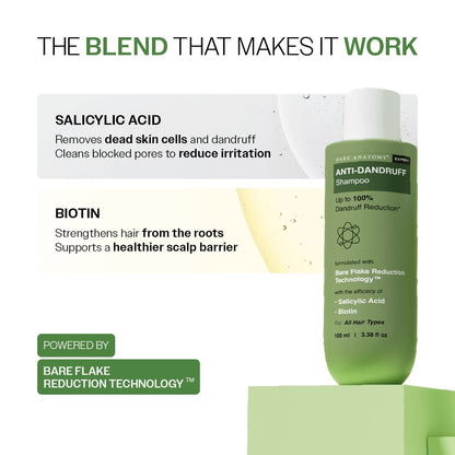 Bare Anatomy Expert Anti-Dandruff Shampoo with Salicylic Acid & Biotin