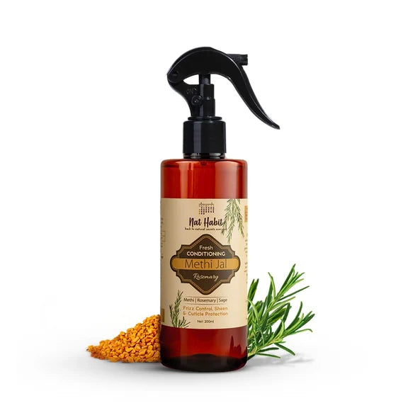 Nat Habit Fresh Conditioning Methi Jal Rosemary Hair Serum - 200 ml