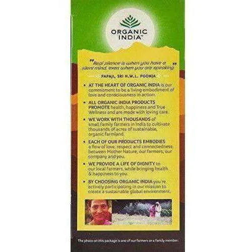 Organic India Tulsi Green Tea Lemon Ginger Tea Bags